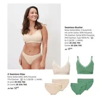 Tchibo Seamless-bustier oder slips Angebot