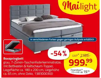 ROLLER Boxspringbett Angebot