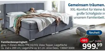 ROLLER Familienboxspringbett Angebot