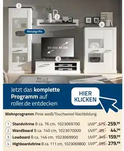 ROLLER Wohnprogramm pinie Angebot