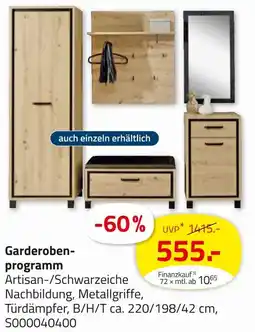 ROLLER Garderobenprogramm Angebot
