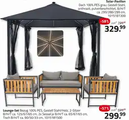 ROLLER Solar-pavillon oder lounge-set Angebot