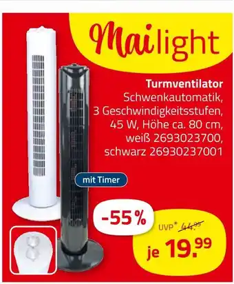 ROLLER Mailight turmventilator Angebot