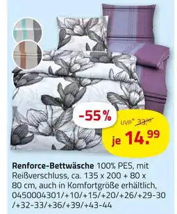 ROLLER Renforce-bettwäsche Angebot
