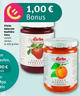 REWE D'arbo naturrein konfitüre extra Angebot