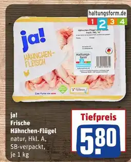 REWE Ja! frische hähnchen-flügel Angebot