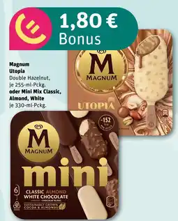 REWE Magnum utopia oder mini mix classic, almond, white Angebot