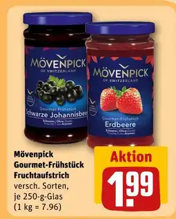 REWE Mövenpick gourmet-frühstück fruchtaufstrich Angebot