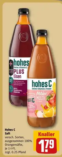 REWE Hohes c saft Angebot