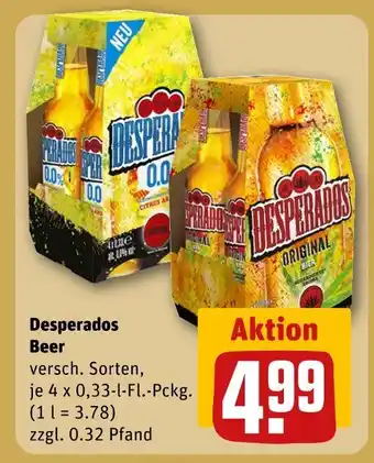 REWE Desperados beer Angebot