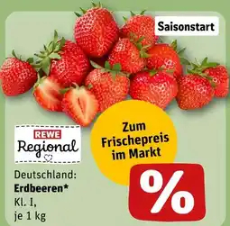 REWE Rewe regional erdbeeren Angebot