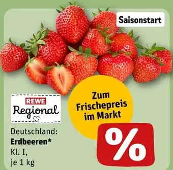 REWE Rewe regional erdbeeren Angebot