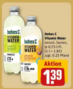 REWE Hohes c vitamin water Angebot