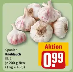 REWE Knoblauch Angebot