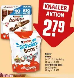 REWE Kinder bueno oder schoko-bons Angebot