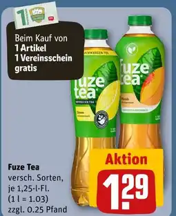 REWE Fuze tea fuze tea Angebot