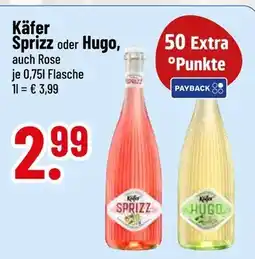 trinkgut Käfer sprizz oder hugo Angebot