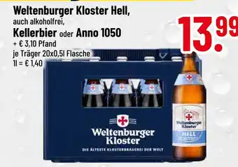 trinkgut Weltenburger kloster weltenburger kloster hell, kellerbier oder anno 1050 Angebot