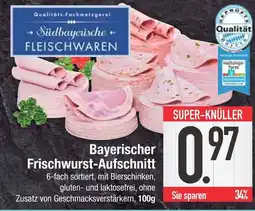 Edeka Stilbayerische fleischwaren bayerischer frischwurst-aufschnitt Angebot