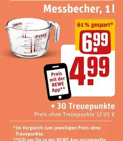 REWE Pyrex messbecher Angebot