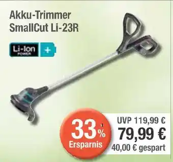 Edeka Li-ion akku-trimmer smallcut li-23r Angebot