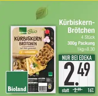 Edeka Bioland kürbiskern-brötchen Angebot