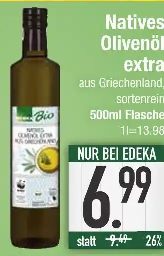 Edeka Edeka bio natives olivenöl extra Angebot