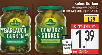 Edeka Kühne bärlauch gurken oder gewürz gurken Angebot