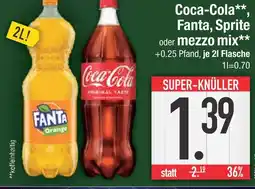 Edeka Coca-cola coca-cola, fanta, sprite oder mezzo mix Angebot