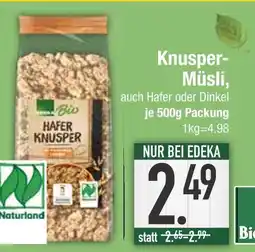Edeka Bio knusper-müsli Angebot