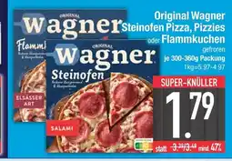 Edeka Wagner original wagner steinofen pizza, pizzies oder flammkuchen Angebot