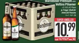 Edeka Warsteiner warsteiner premium oder veltins pilsener Angebot