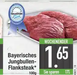 Edeka Qualität bayerisches jungbullen-flanksteak Angebot