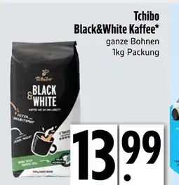 Edeka Tchibo black&white kaffee Angebot