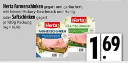 Edeka Herta farmerschinken oder saftschinken Angebot