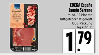 Edeka Edeka jamón serrano Angebot
