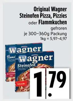 Edeka Wagner steinofen pizza, pizzies oder flammkuchen Angebot