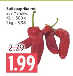 Marktkauf Spitzpaprika rot Angebot