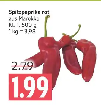 Marktkauf Spitzpaprika rot Angebot