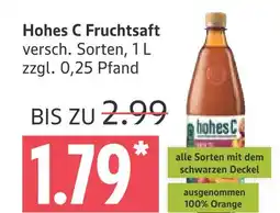 Marktkauf Hohes c fruchtsaft Angebot