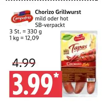 Marktkauf Campofrio chorizo grillwurst Angebot
