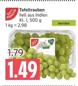 Marktkauf Tafeltrauben Angebot