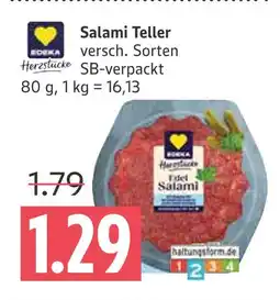 Marktkauf Edeka herzstücke salami teller Angebot