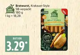 Marktkauf Billie green bratwurst, krakauer-style Angebot