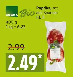 Marktkauf Edeka paprika, rot Angebot