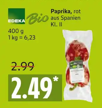 Marktkauf Edeka paprika, rot Angebot