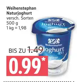 Marktkauf Weihenstephan naturjoghurt Angebot