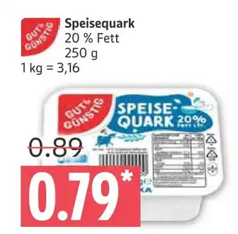 Marktkauf Gut & günstig speisequark Angebot