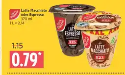 Marktkauf Gut & günstig latte macchiato oder espresso Angebot