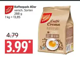Marktkauf Gut & günstig kaffeepads 40er Angebot